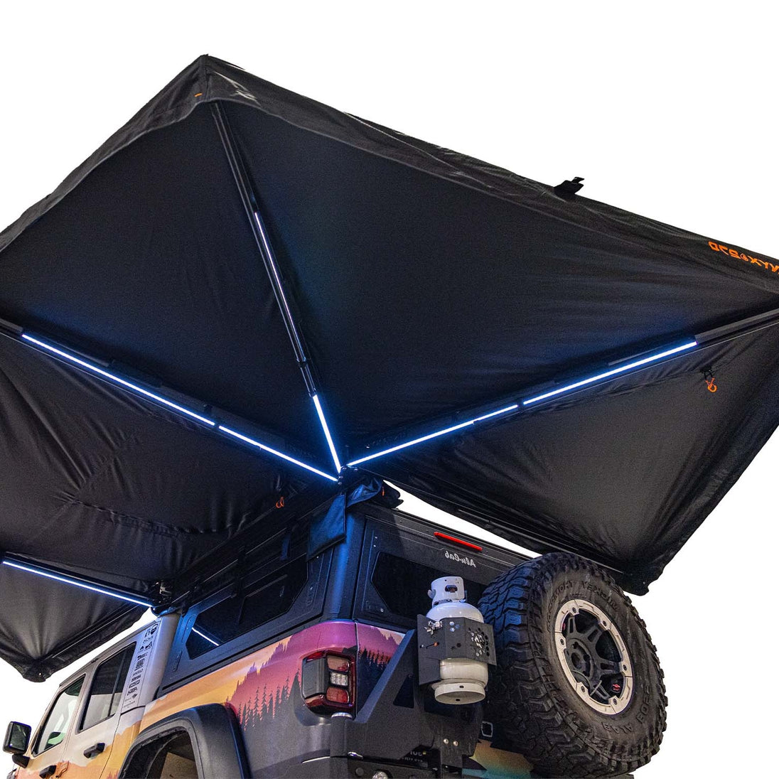 23Zero Onyx 270 Awning - 6 Arm Left + Bracket Kit 2 - 230AW270OXL-BK2