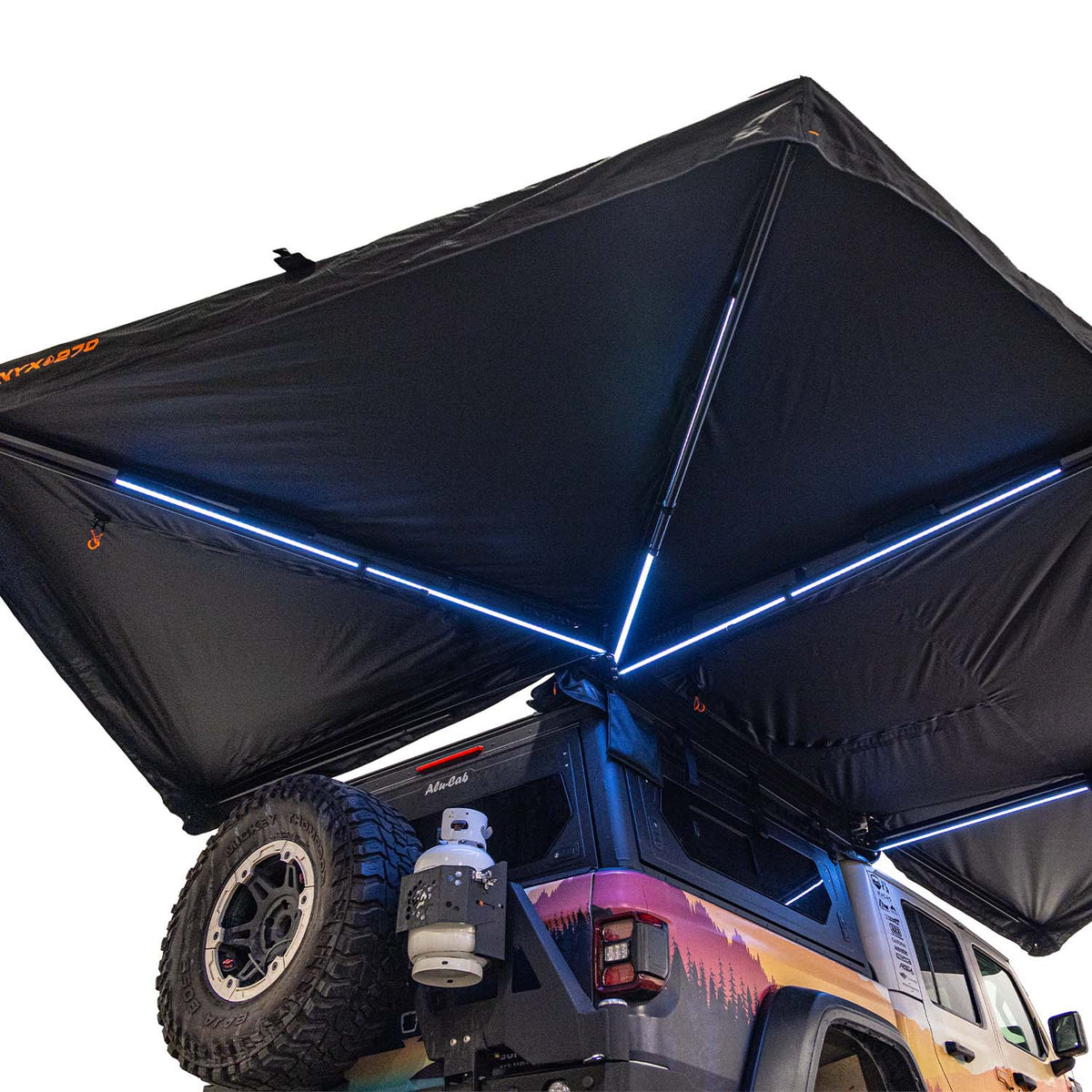 23Zero Onyx 270 Awning - 6 Arm Right + Bracket Kit 2 - 230AW270OXR-BK2