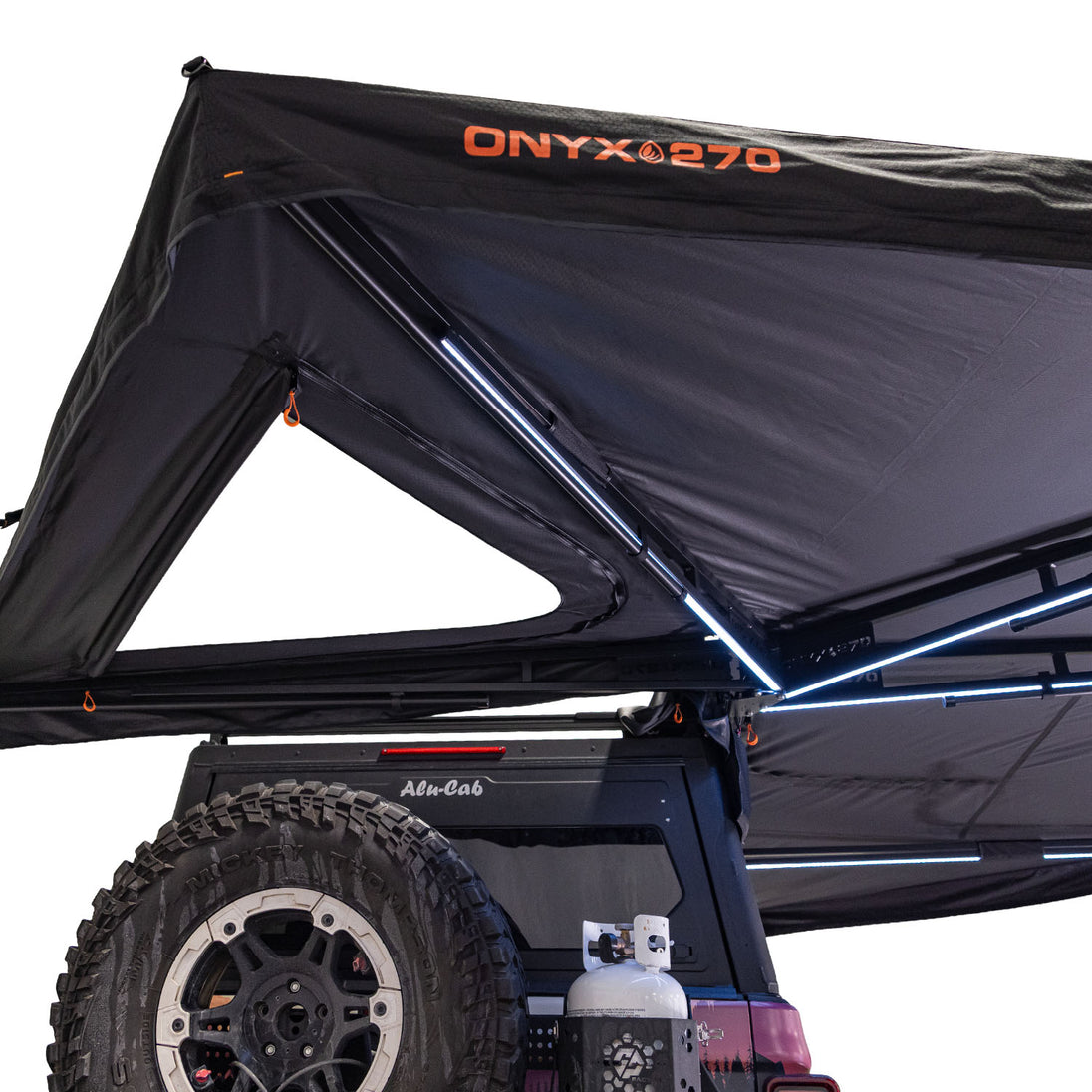 23Zero Onyx 270 Awning - 6 Arm Right + Bracket Kit 2 - 230AW270OXR-BK2