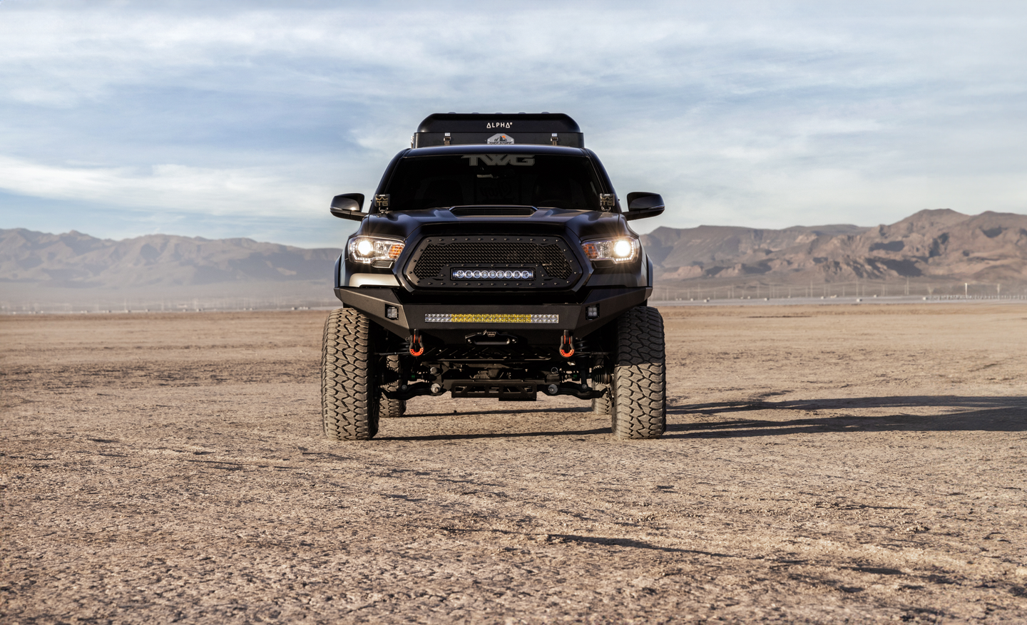 Body Armor 4x4 Toyota Tacoma Pro Series Front Winch Bumper (2016-2023) - Image 2