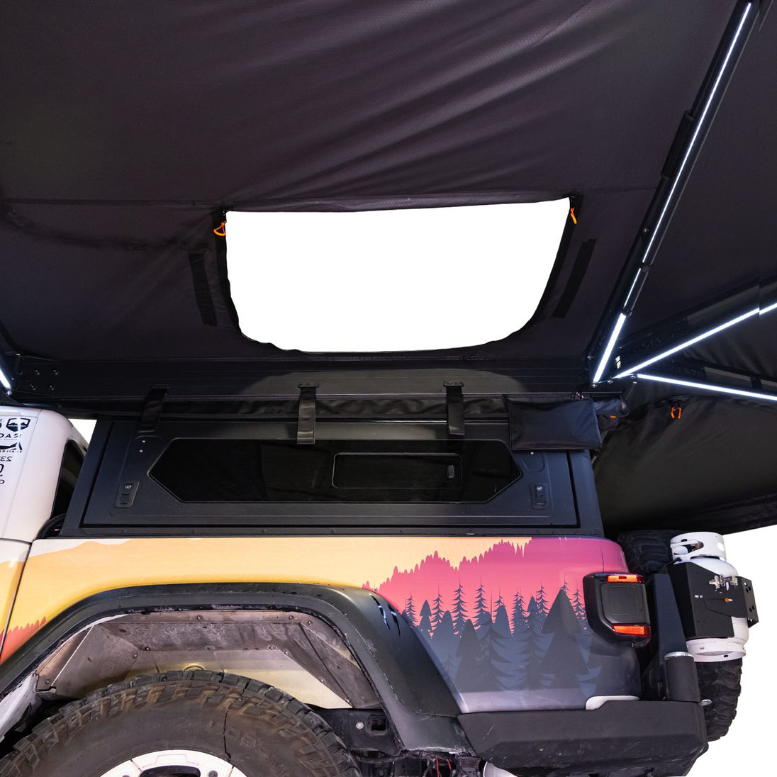 23Zero Onyx 270 Awning - 6 Arm Left + Bracket Kit 2 - 230AW270OXL-BK2