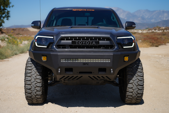 Body Armor 4x4 Toyota Tacoma Pro Series Front Winch Bumper (2005-2015) - Image 5