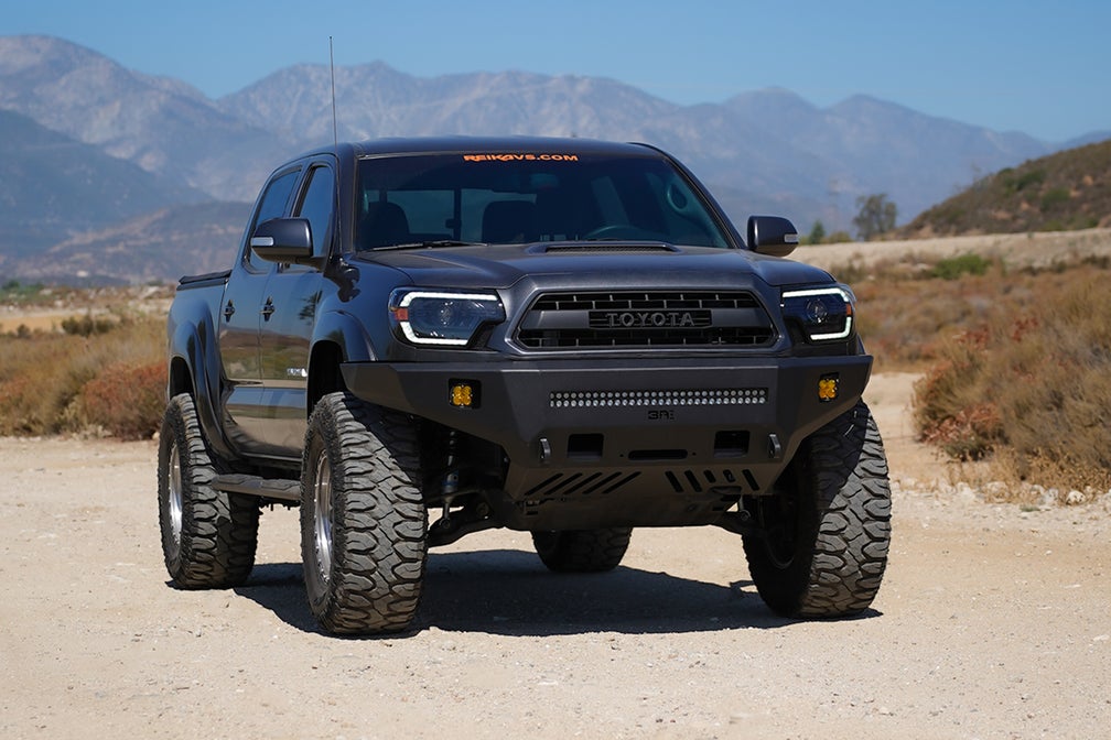 Body Armor 4x4 Toyota Tacoma Pro Series Front Winch Bumper (2005-2015) - Image 6