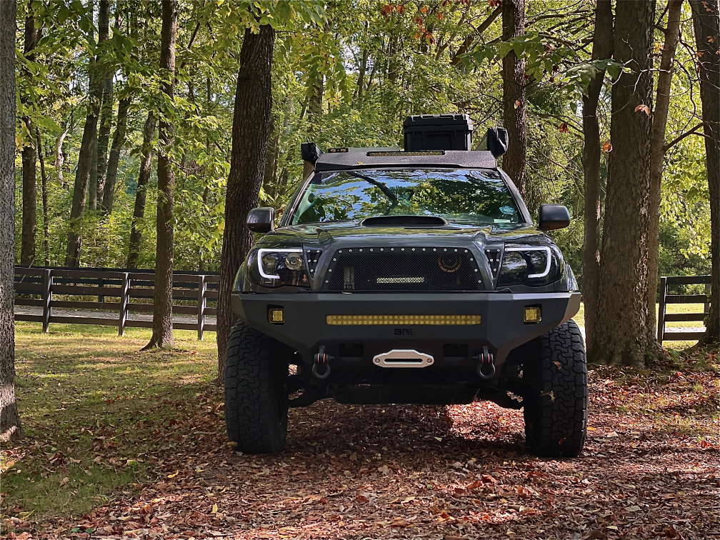 Body Armor 4x4 Toyota Tacoma Pro Series Front Winch Bumper (2005-2015) - Image 2