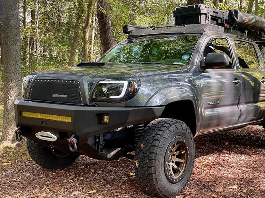 Body Armor 4x4 Toyota Tacoma Pro Series Front Winch Bumper (2005-2015) - Image 4