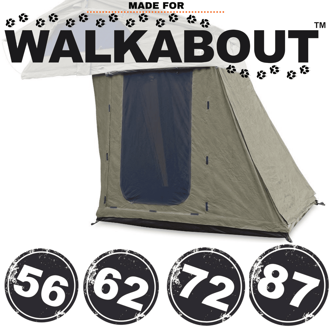 23Zero Walkabout 87 2.0 +BB+GL+ST+WL + Tall Annex - 230WA8720-TA