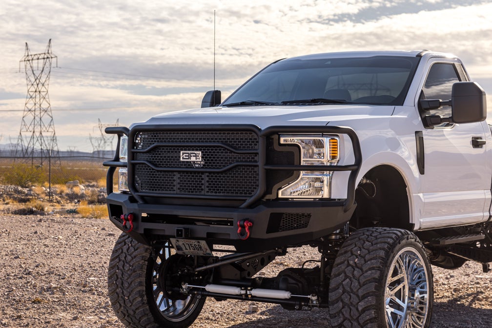 Body Armor 4x4 Ford F-250/350/450/550 SD Ambush XT Front Bumper, Non-Winch (2017-2022) - Image 9