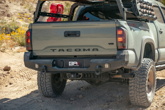 Body Armor 4x4 Toyota Tacoma Pro Series II Rear Bumper (2016-2023) - Image 2