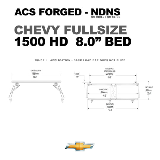 Leitner Designs Active Cargo System - FORGED NO DRILL - Chevrolet - Image 14