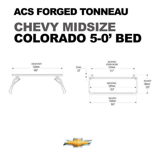 Leitner Designs ACS FORGED TONNEAU - RACK ONLY - Chevrolet - Image 7