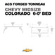 Leitner Designs ACS FORGED TONNEAU - RACK ONLY - Chevrolet - Image 8