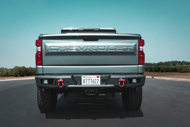 Body Armor 4x4 Chevy Silverado/GMC Sierra 1500 Ambush Rear Bumper (2019-2026) - Image 2