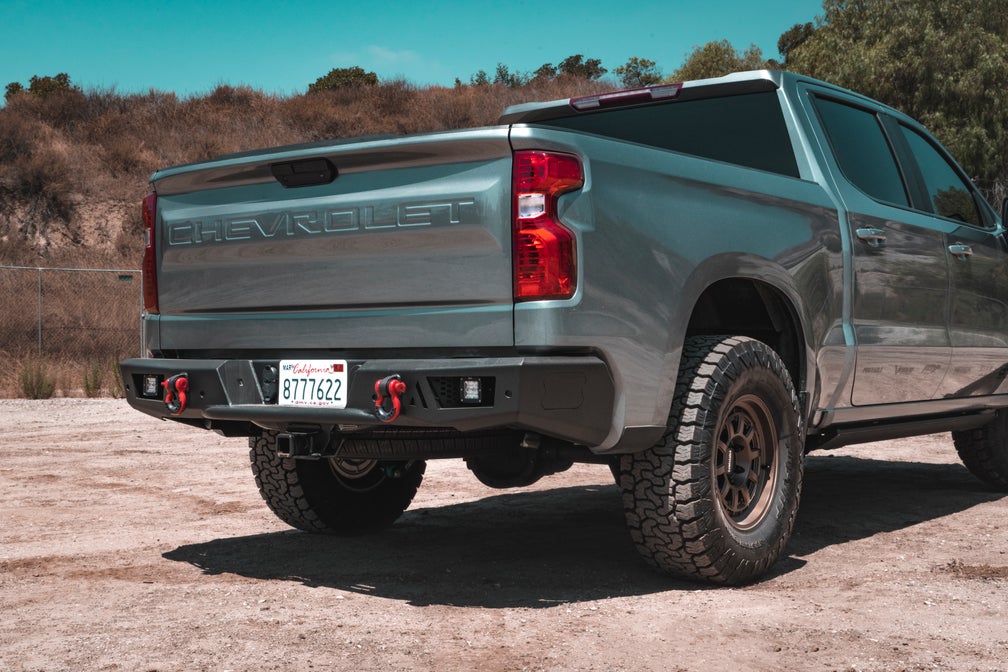 Body Armor 4x4 Chevy Silverado/GMC Sierra 1500 Ambush Rear Bumper (2019-2026) - Image 3