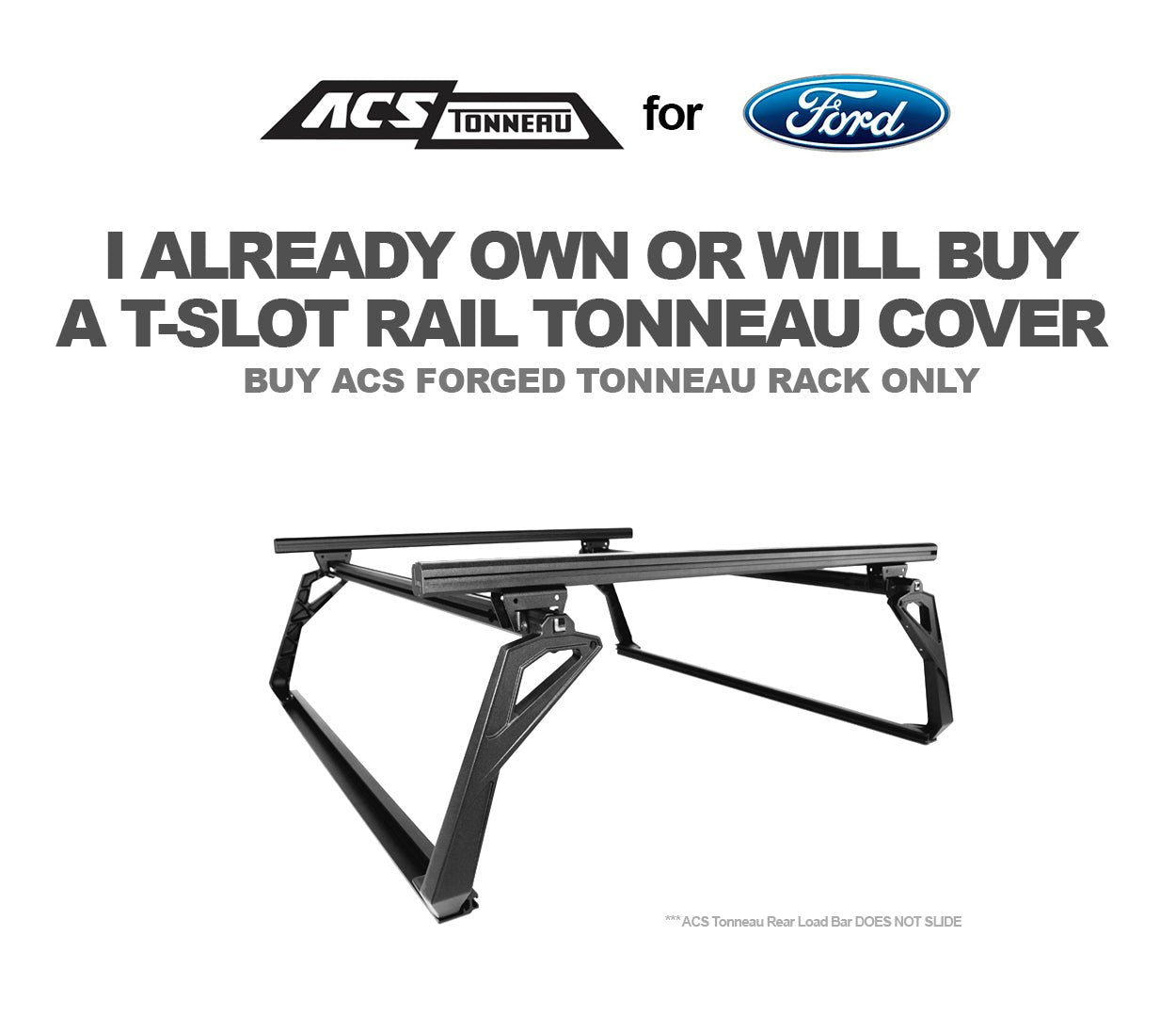 Leitner Designs ACS FORGED TONNEAU - RACK ONLY - Ford - Image 1
