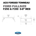 Leitner Designs ACS FORGED TONNEAU - RACK ONLY - Ford - Image 12