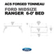 Leitner Designs ACS FORGED TONNEAU - RACK ONLY - Ford - Image 8