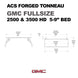 Leitner Designs ACS FORGED TONNEAU - RACK ONLY - GMC - Image 11
