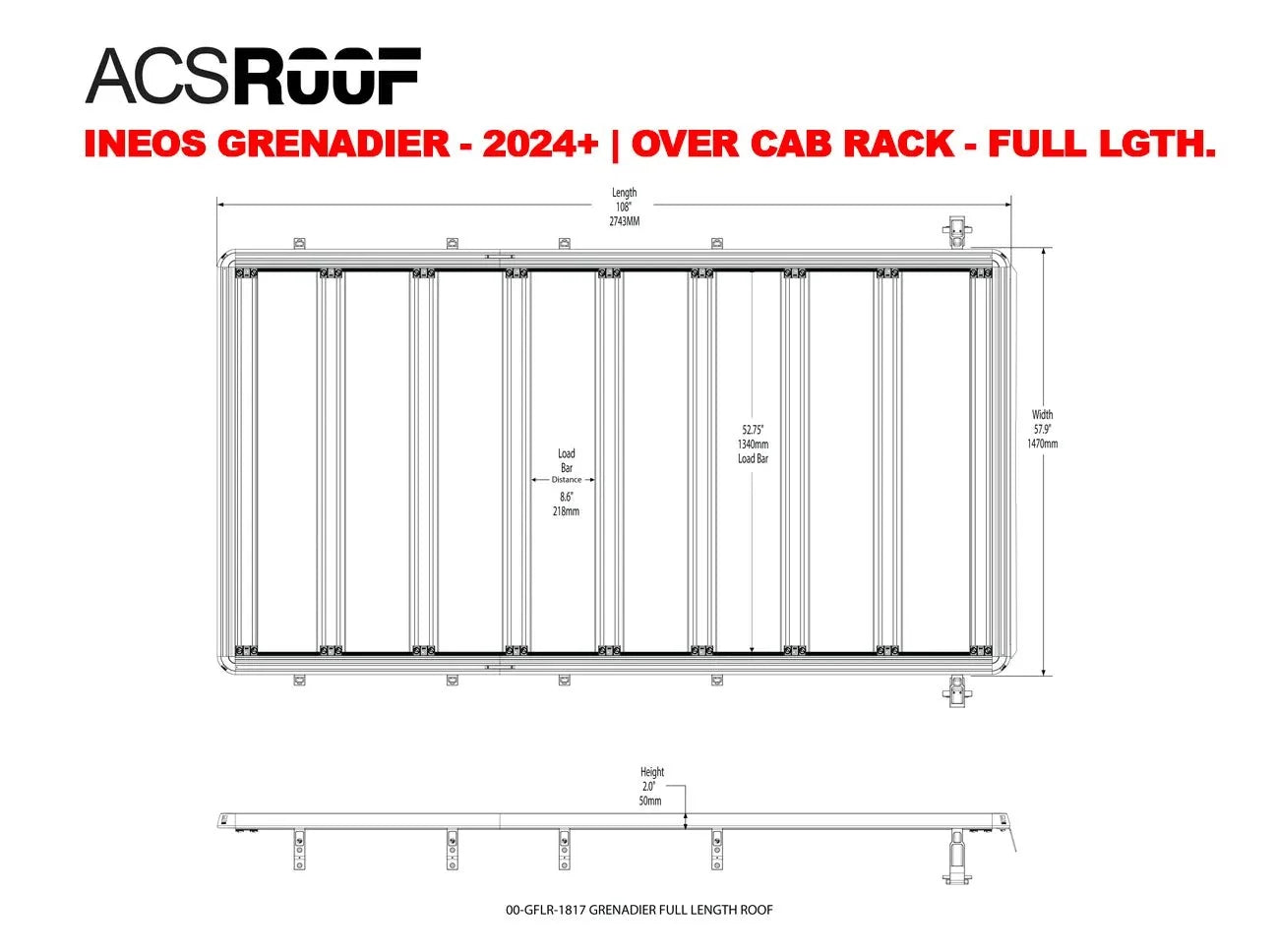 Leitner Designs INEOS GRENADIER ACS ROOF FULL LENGTH PLATFORM RACK | 2024+ - Image 22