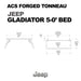 Leitner Designs ACS FORGED TONNEAU - RACK ONLY - JEEP - Image 5