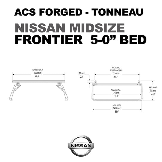 Leitner Designs ACS FORGED TONNEAU - RACK ONLY - Nissan - Image 7