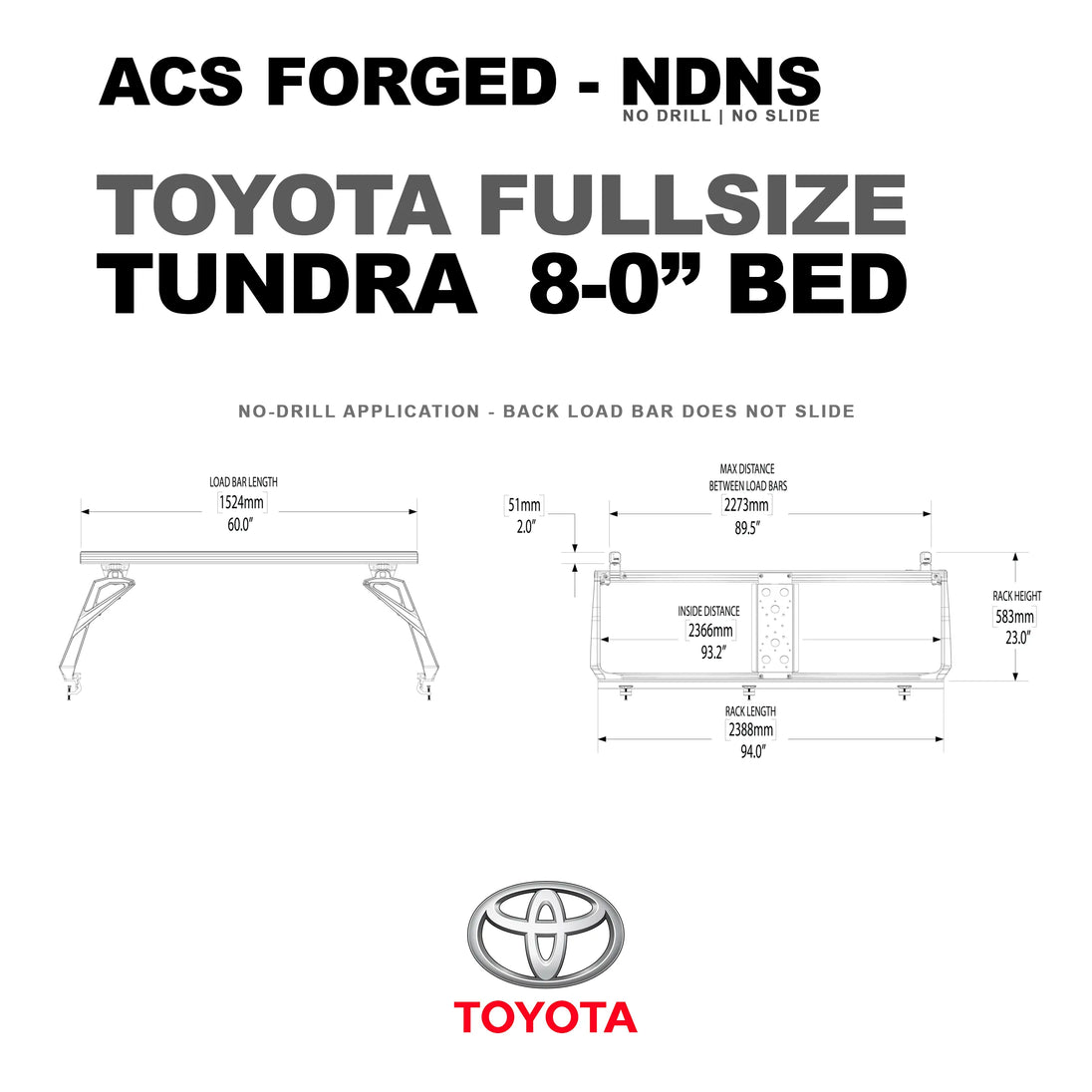 Leitner Designs Active Cargo System - FORGED NO DRILL - Toyota - Image 15