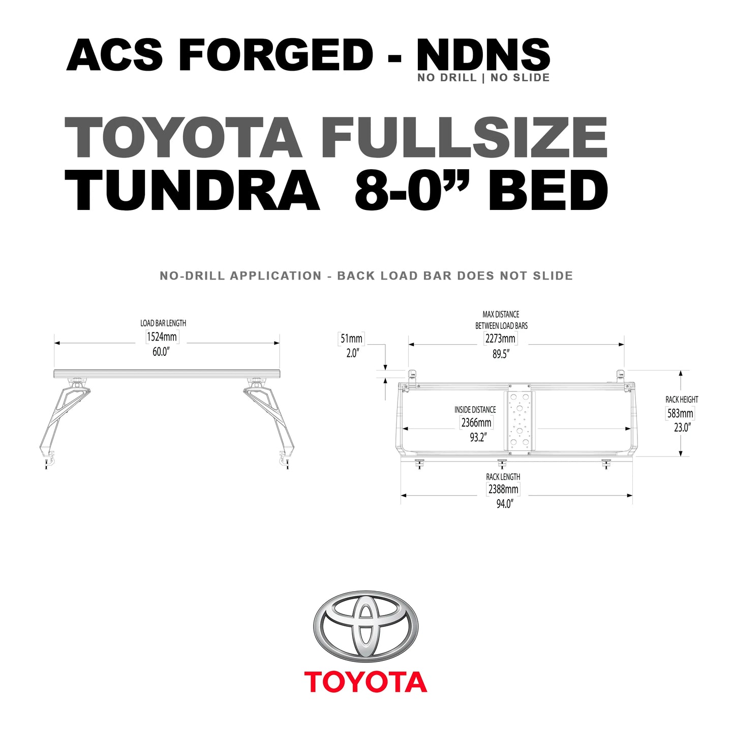 Leitner Designs Active Cargo System - FORGED NO DRILL - Toyota - Image 15