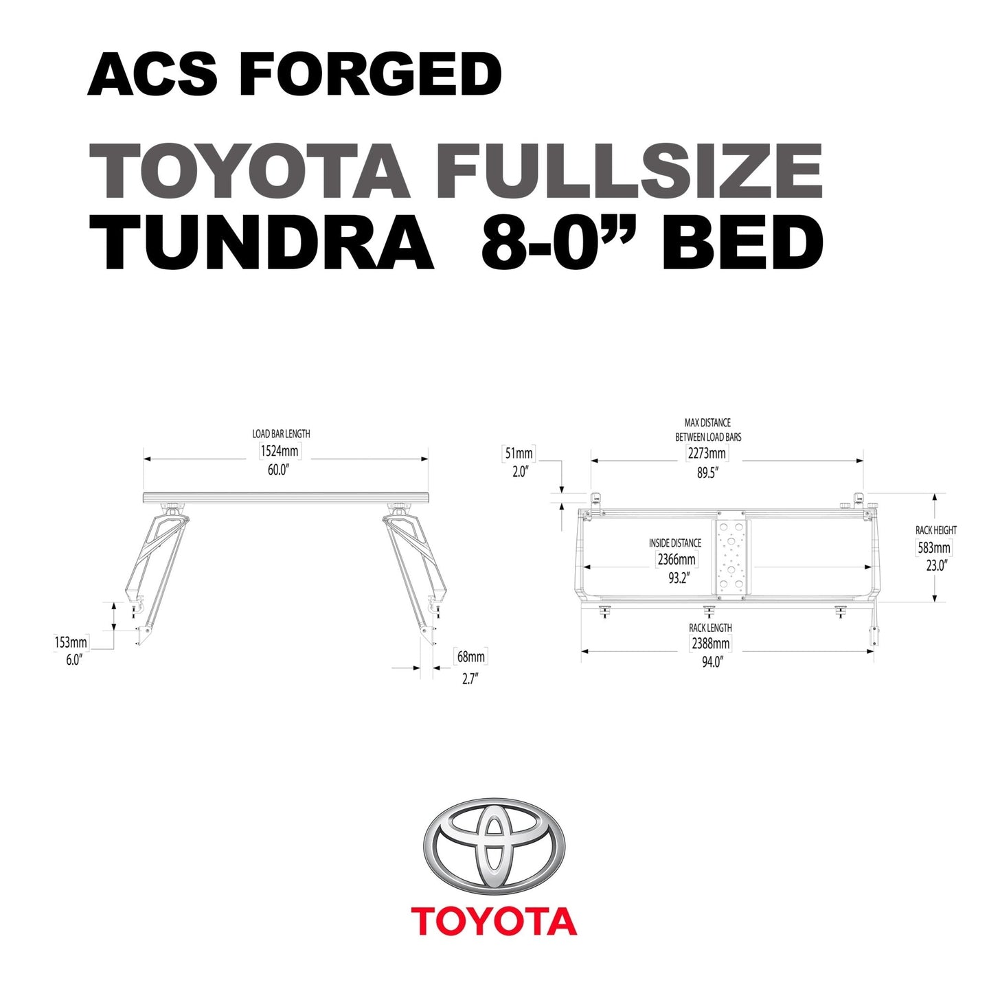 Leitner Designs Active Cargo System - FORGED - Toyota - Image 20