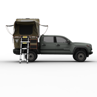 Tuff Stuff Overland Alpha II Hard Top Side-Open Tent, Black, 2-person - Image 6