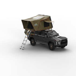 Tuff Stuff Overland Alpha Hard Top Side-Open Tent, Black, 4-person - Image 1