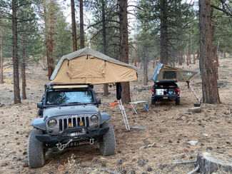 Tuff Stuff Overland Alpha Hard Top Side-Open Tent, Gray, 4-person - Image 5