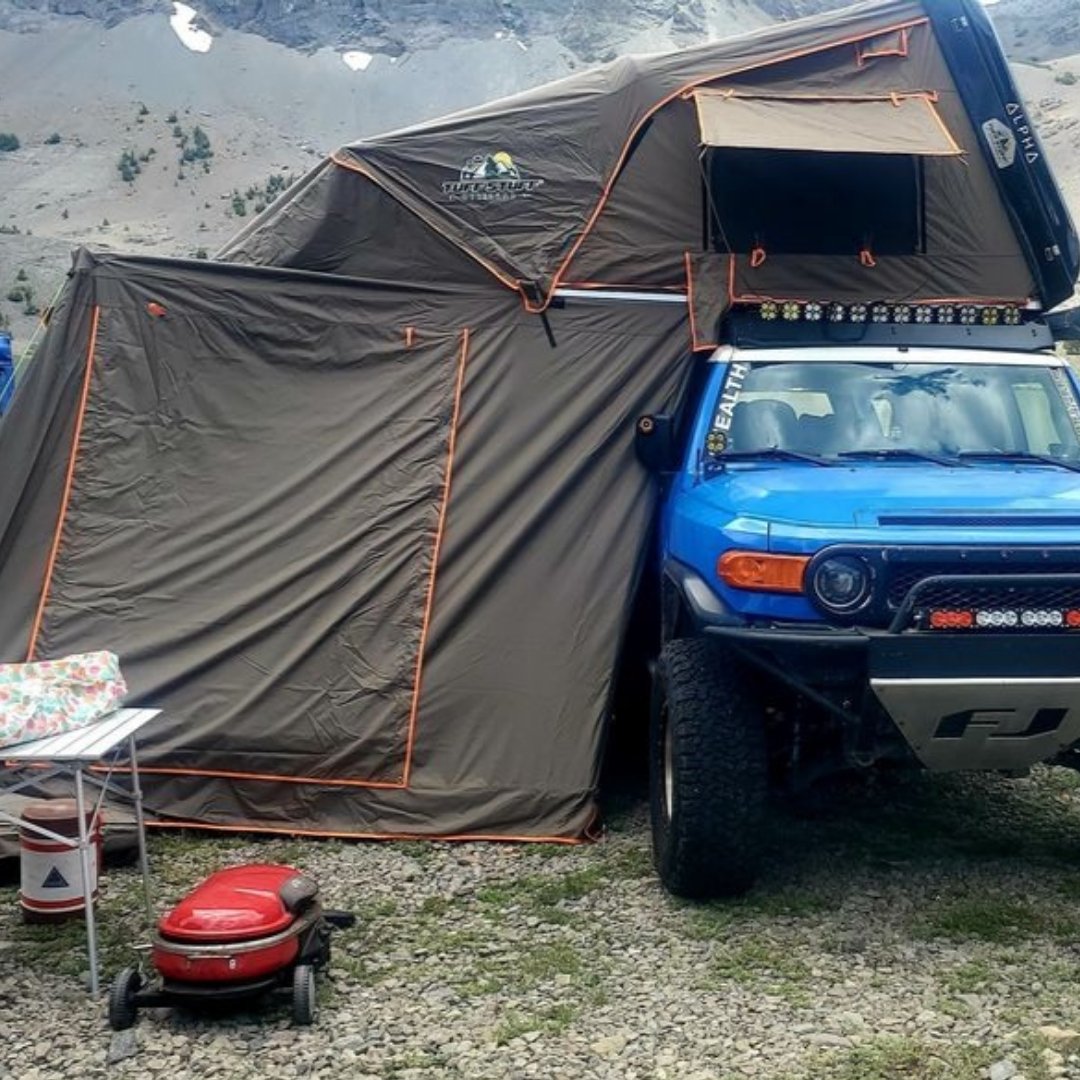 Tuff Stuff Overland Alpha Hard Top Side-Open Tent, Black, 4-person - Image 32