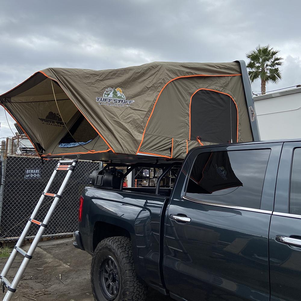 Tuff Stuff Overland Alpha Hard Top Side-Open Tent, Gray, 4-person - Image 10