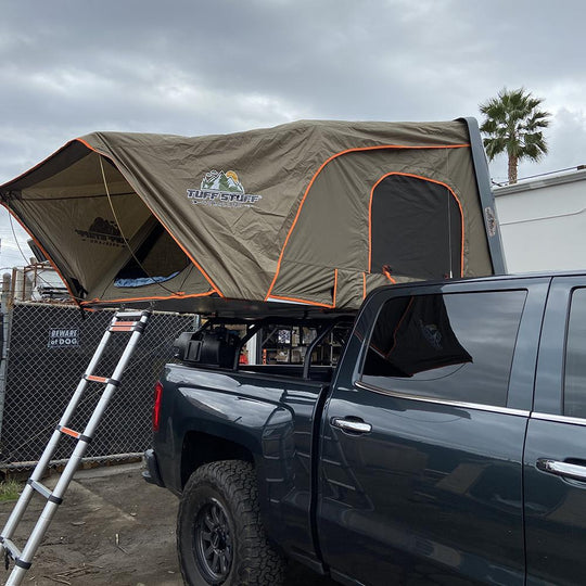 Tuff Stuff Overland Alpha Hard Top Side-Open Tent, Gray, 4-person - Image 10