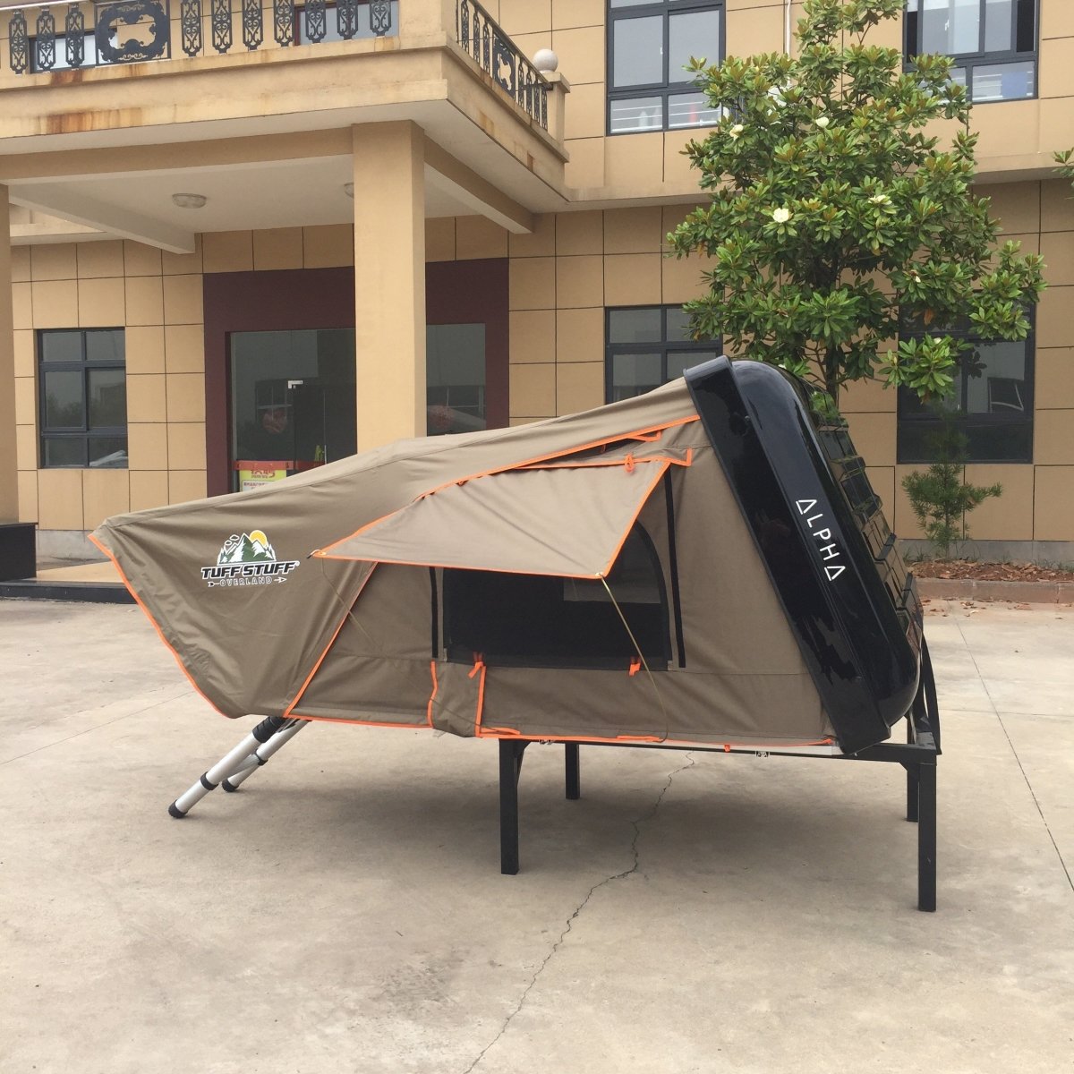 Tuff Stuff Overland Alpha II Hard Top Side-Open Tent, Black, 2-person - Image 29