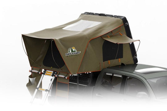 Tuff Stuff Overland Alpha II Hard Top Side-Open Tent, Black, 2-person - Image 1