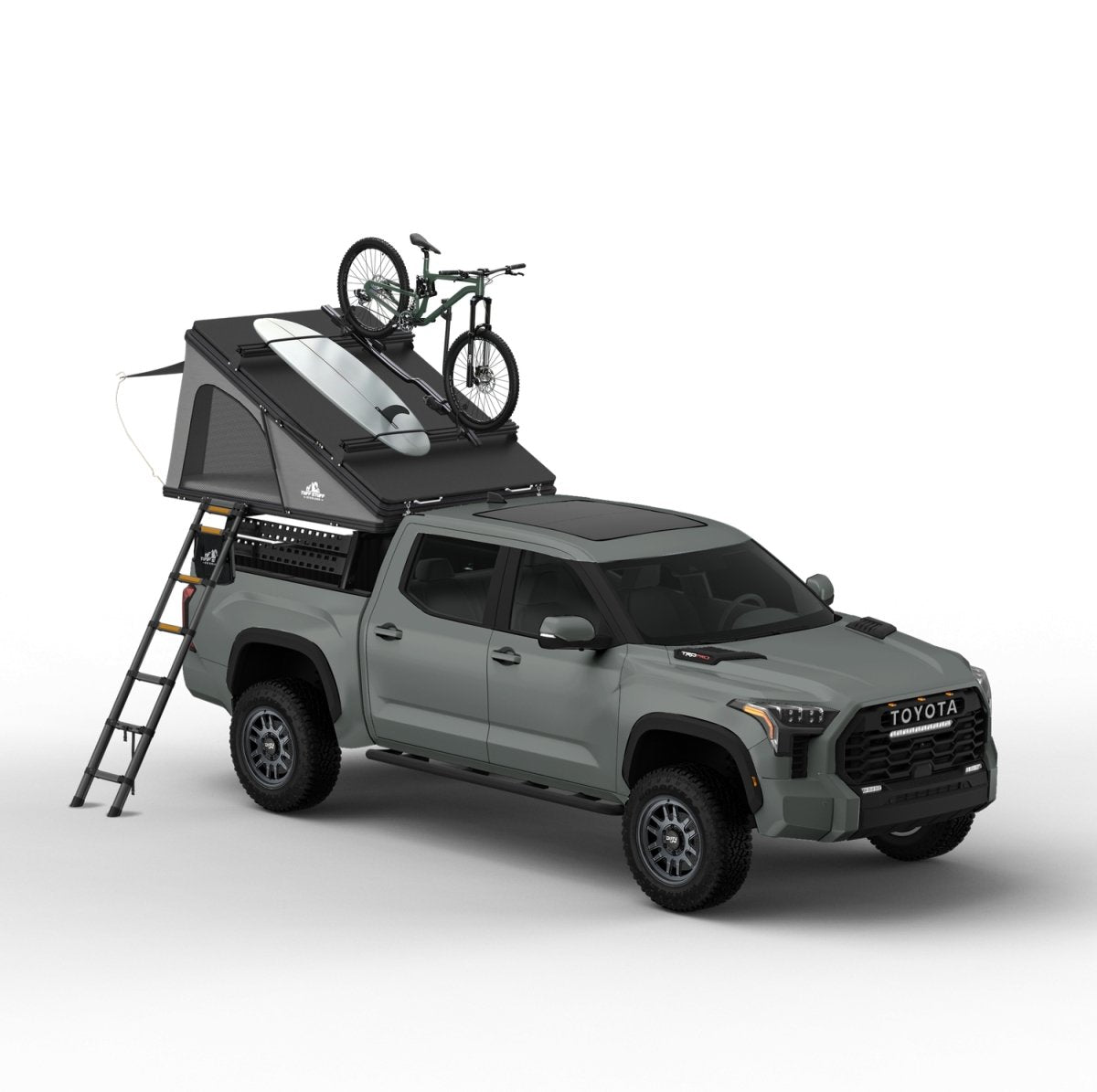 Tuff Stuff Overland Alpine Sixtyone Aluminum Shell Roof Top Tent - Image 4