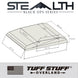 Tuff Stuff Overland Stealth Black Ops Aluminum Shell Roof Top Tent, Black - Image 26