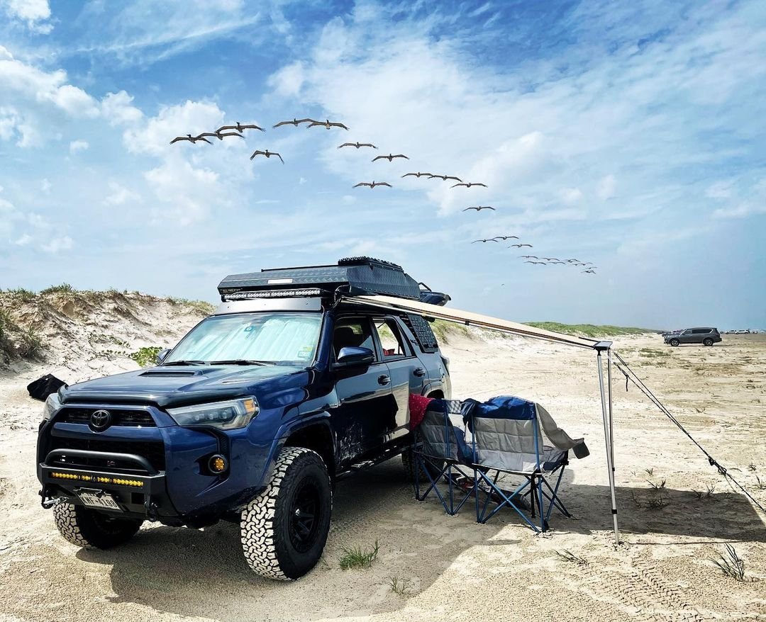 Tuff Stuff Overland Stealth Black Ops Aluminum Shell Roof Top Tent, Black - Image 19