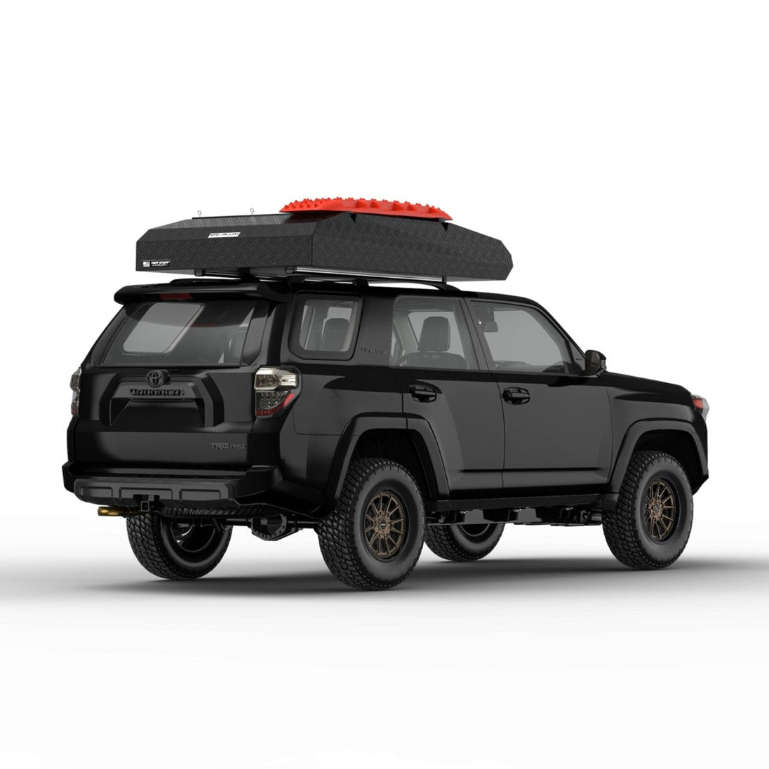 Tuff Stuff Overland Stealth Black Ops Aluminum Shell Roof Top Tent, Black - Image 4