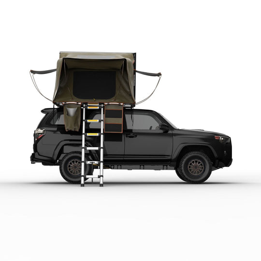 Tuff Stuff Overland Stealth Black Ops Aluminum Shell Roof Top Tent, Black - Image 7